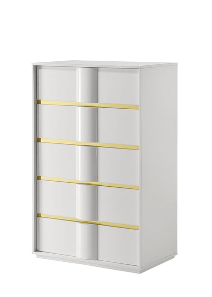 Florence - Chest - White / Cream