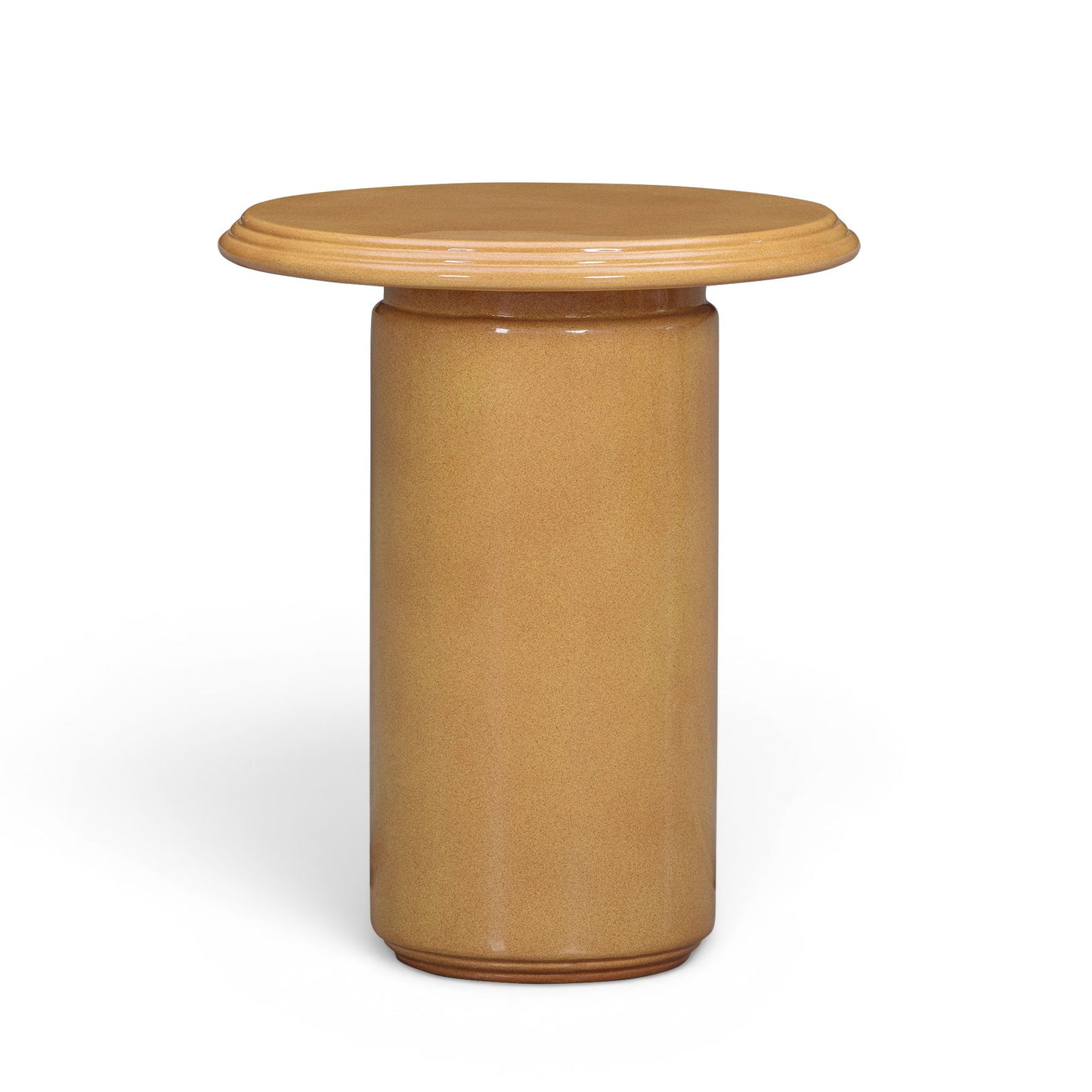 Tate - Concrete Side Table - Turmeric