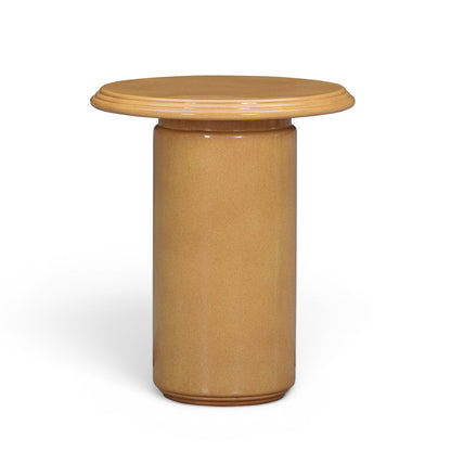 Tate - Concrete Side Table - Turmeric