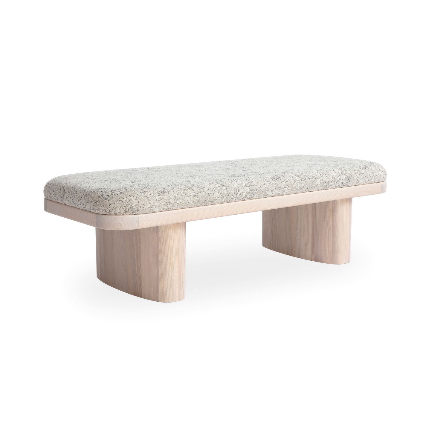Ollie - Floral Jacquard Bench