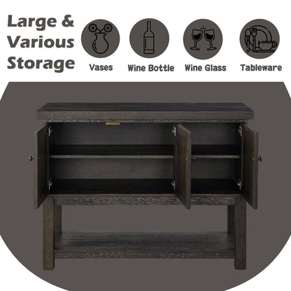 Haddie - Server - Distressed Walnut