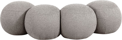 Apollo - Boucle Fabric Bench