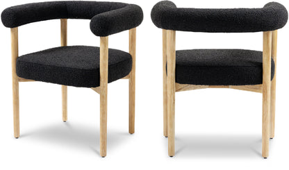 Hyatt - Dining Chair, Wood Legs