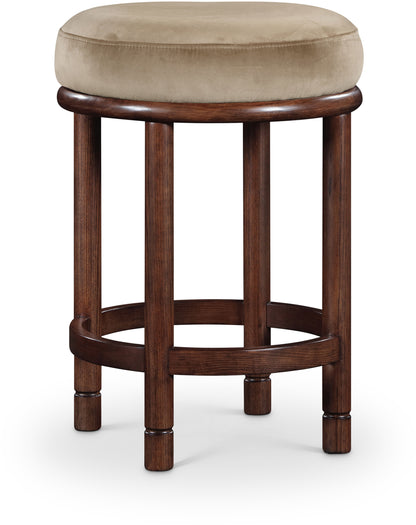 Monette - Counter Stool With Brown Base