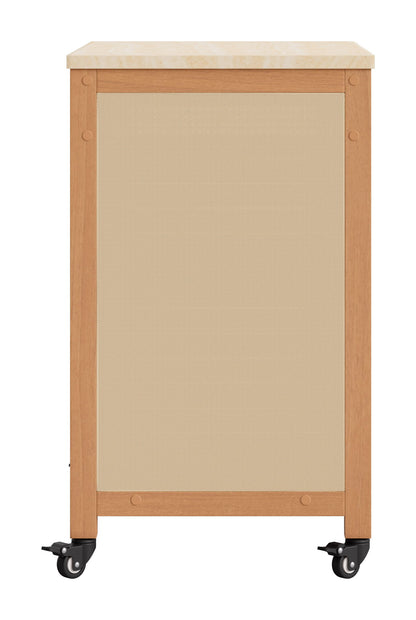 Valtan - Bar Cart - Natural / Beige