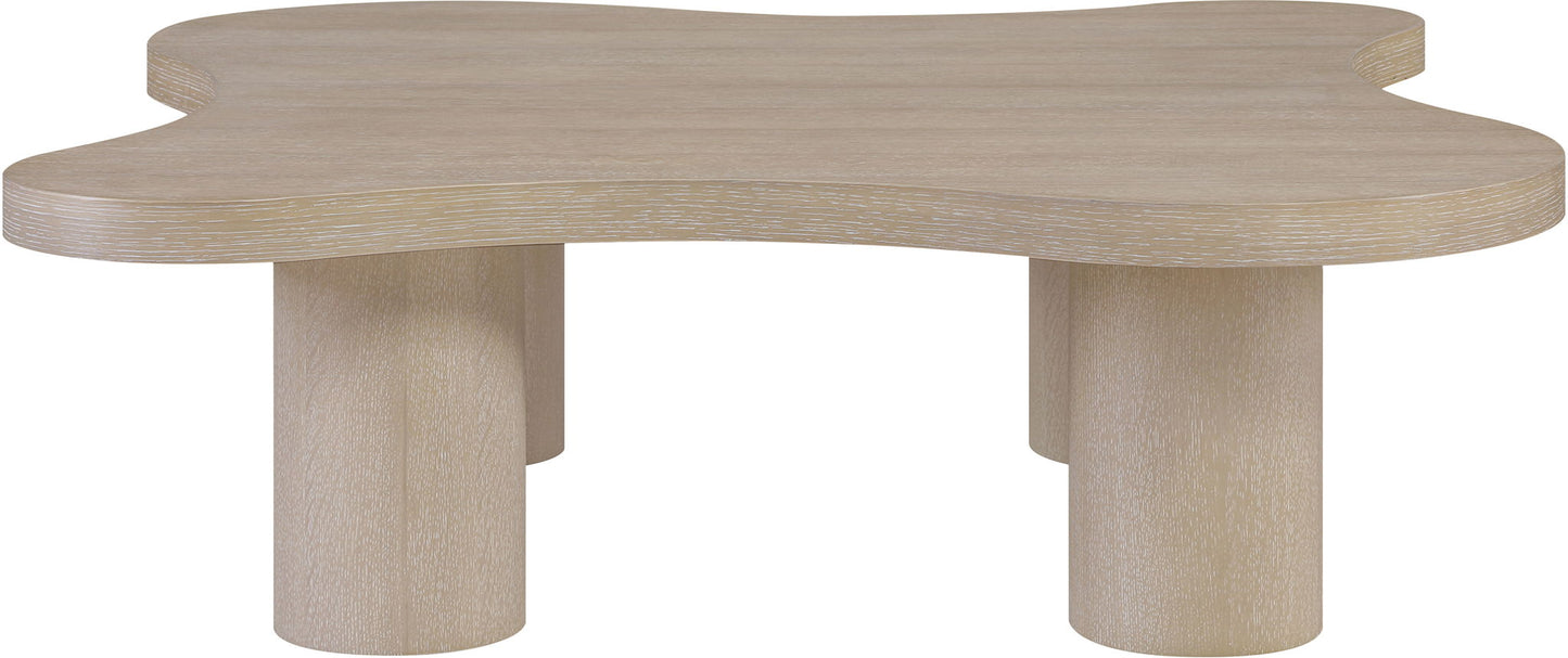 Cove - 48" Oak Veneer And Solid Wood Coffee Table