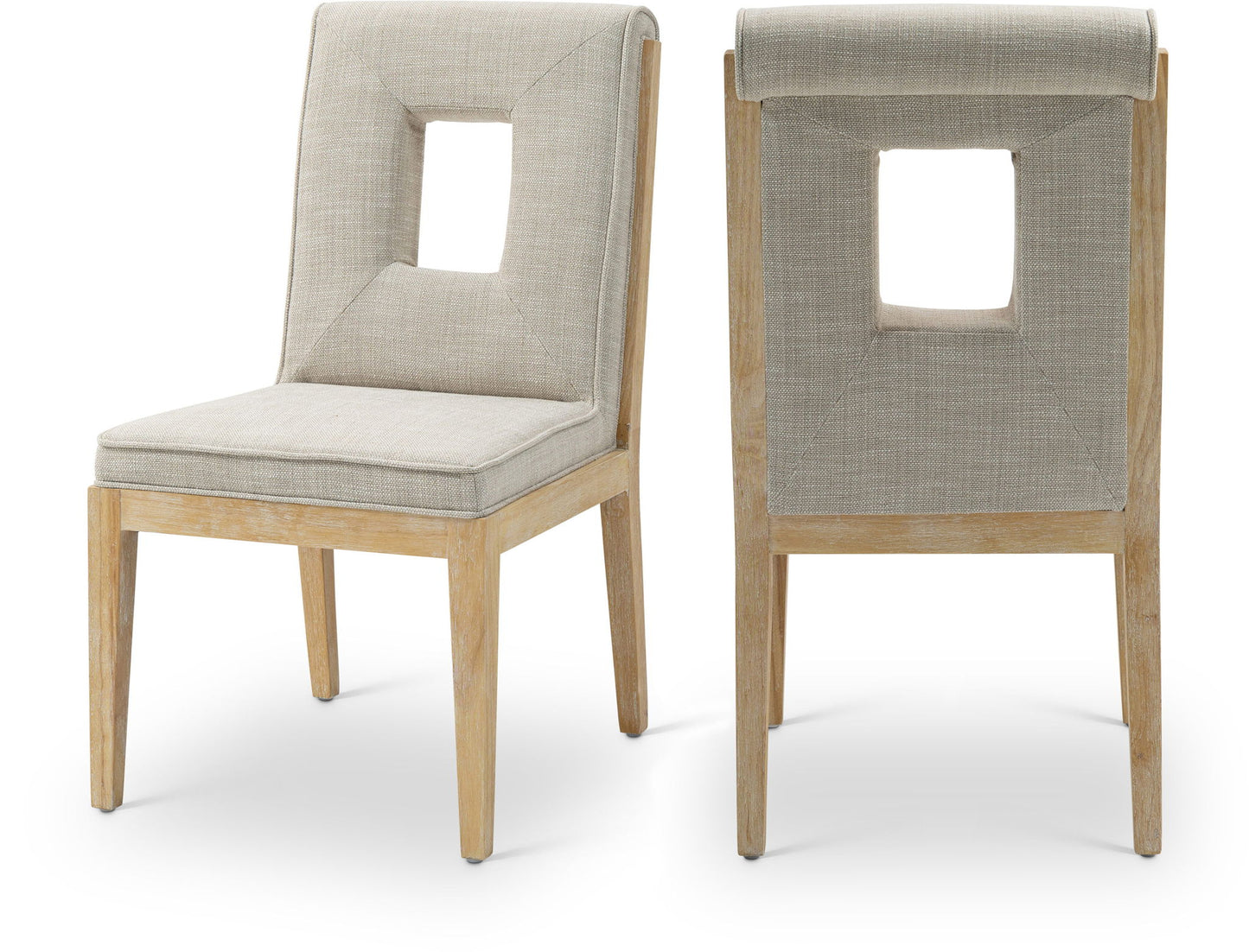 Gwendolyn - Dining Side Chair With Natural Frame (Set of 2)
