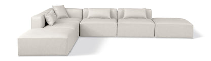 Cube - 6 Piece Modular Corner Armless Sectional