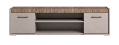 Nora - 3 Door TV Unit - Beige / Light Brown