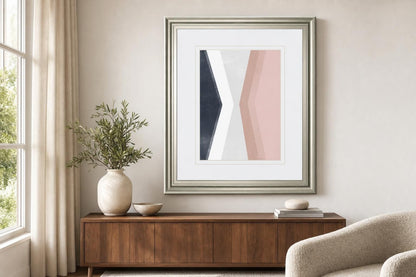 34x40 Casual Angle II By June Erica Vess - Pink