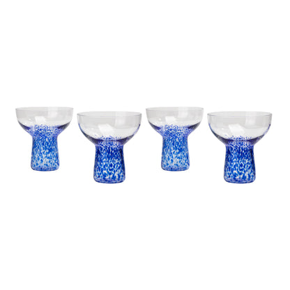 Dottie - Dots Handblown Cocktail Glass (Set of 4)