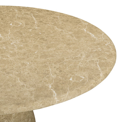 Cynthia - Indoor / Outdoor Dining Table - Light Emperador Marble