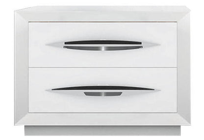 Carmen - Nightstand Low - White