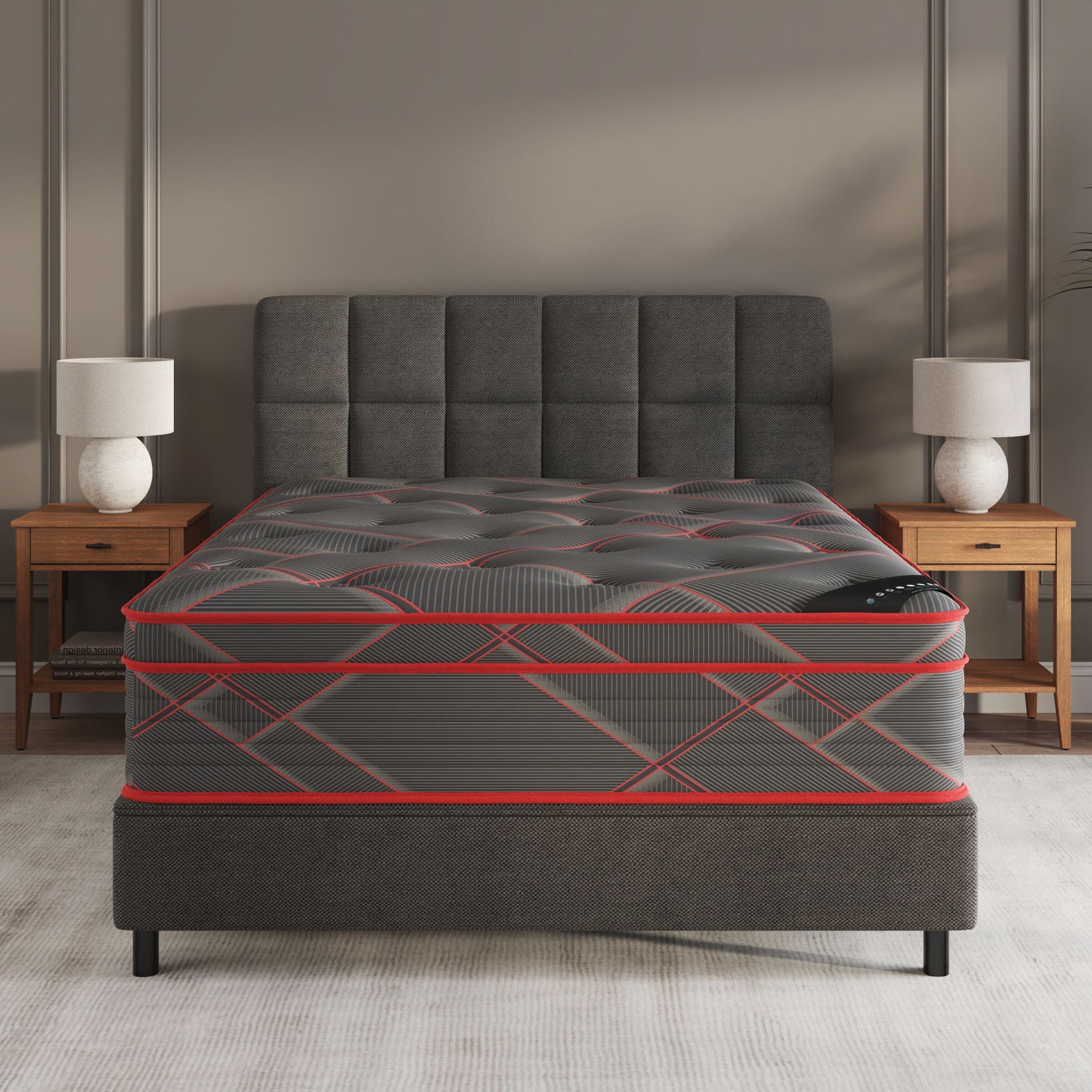 Ottomanson Merlot - Medium Hybrid Mattress