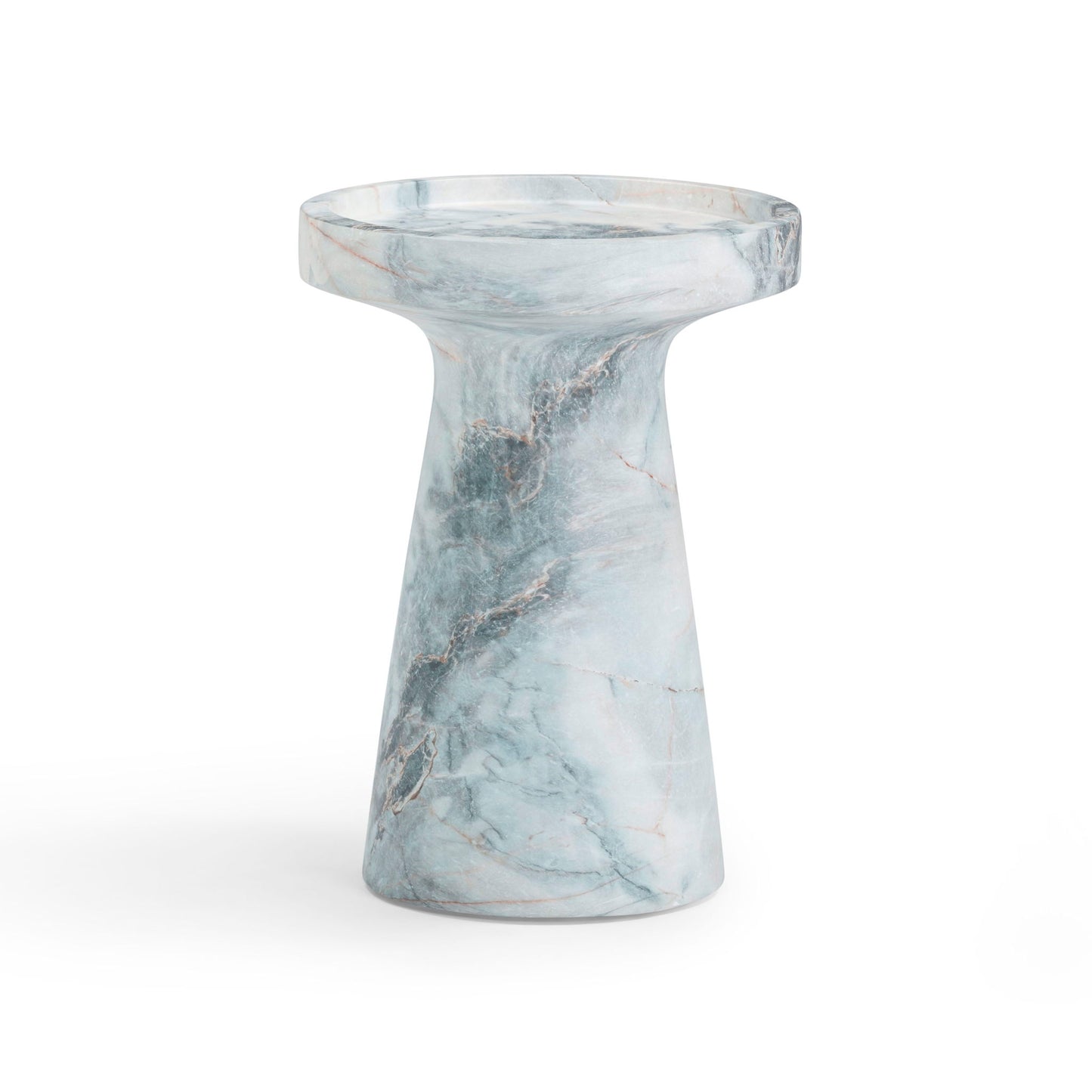 Zara - Indoor / Outdoor Side Table - Blue / White