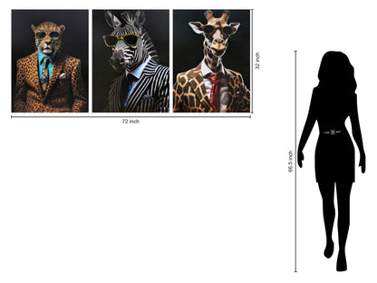 Professional Zoo (Set of 3) - Black