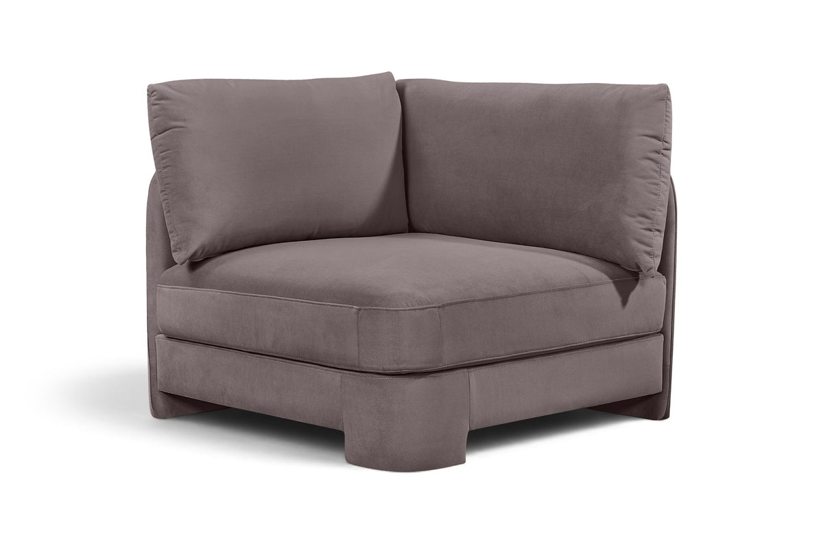 Hammond - Velvet Performance Fabric Upholstered Corner Chair