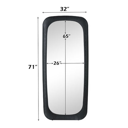 Izusa - Floor Mirror - Black