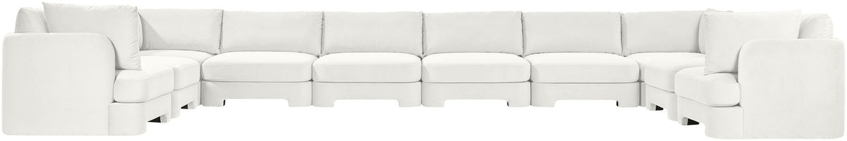Hammond - Velvet Performance Fabric Upholstered 10 Piece Sectional