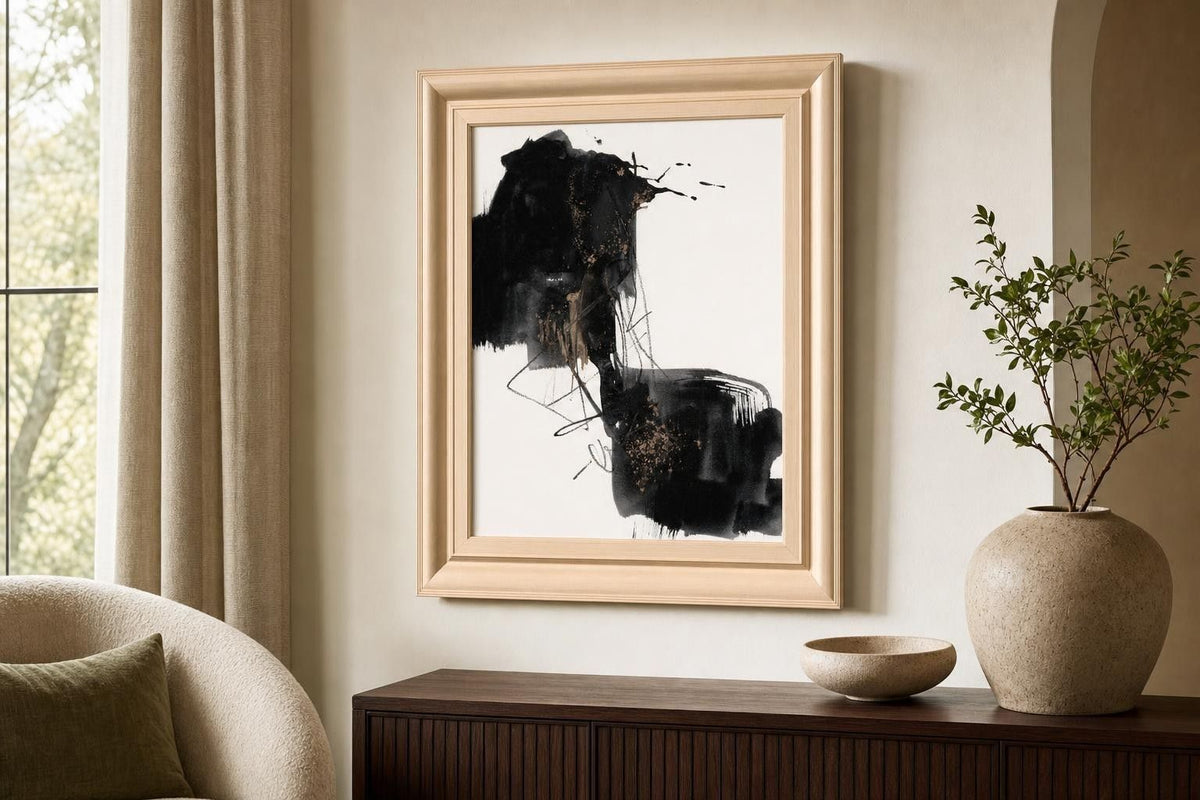 22x26 Ebony Step II By Jennifer Goldberger - Beige
