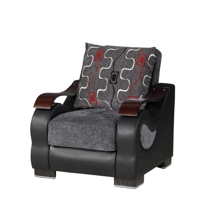 Ottomanson Metroplex - Upholstered Convertible Armchair With Storage