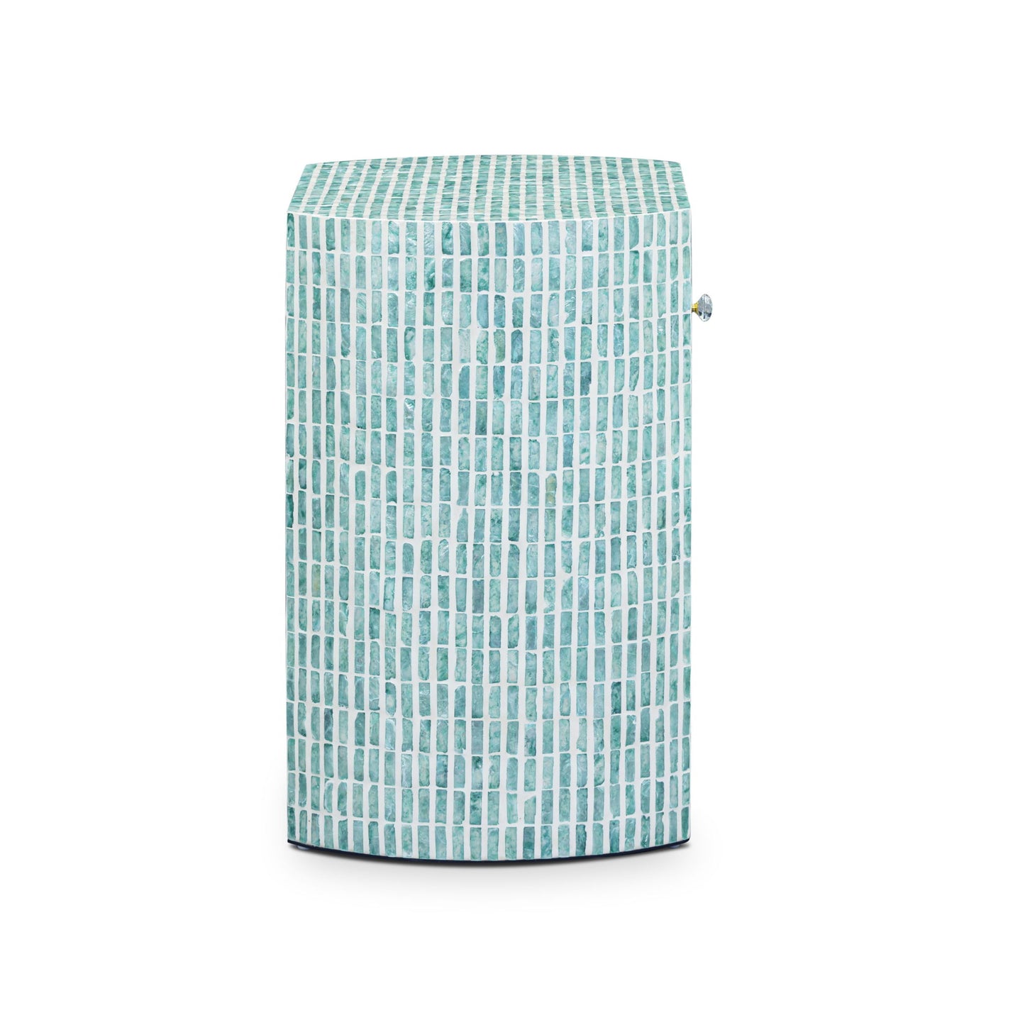 Prim - Capiz Shell Nightstand - Blue
