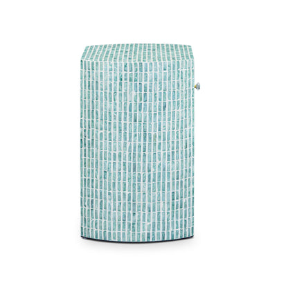 Prim - Capiz Shell Nightstand - Blue