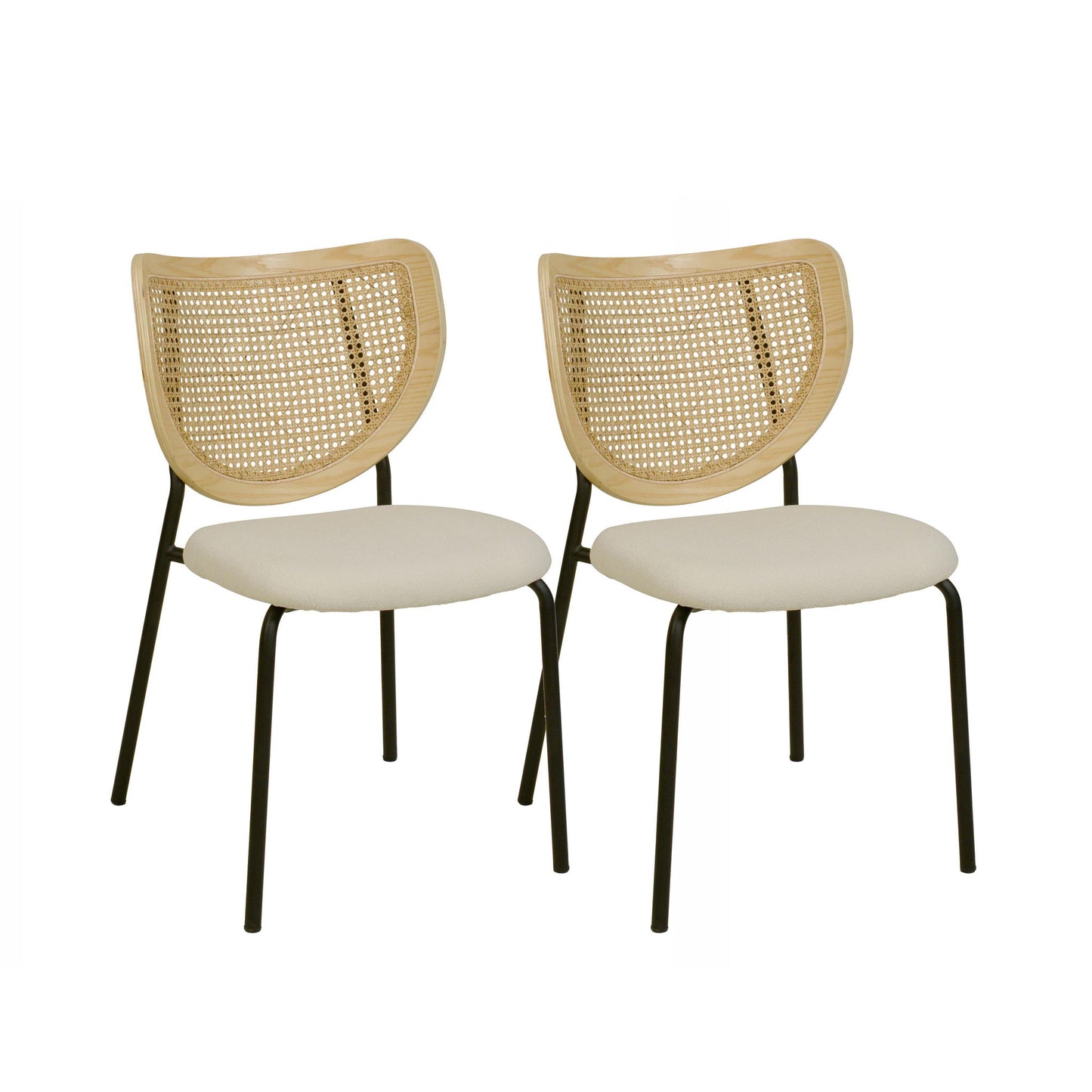 Nessie - Rattan Dining Chair (Set of 2) - Natural