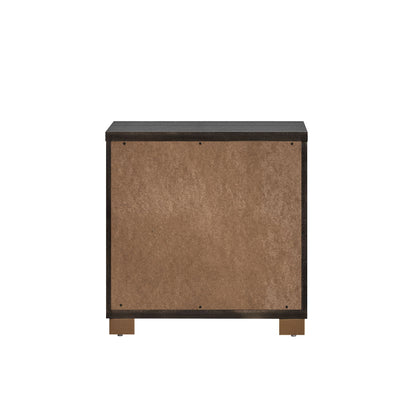 Steeler - Nightstand - Black / Gold