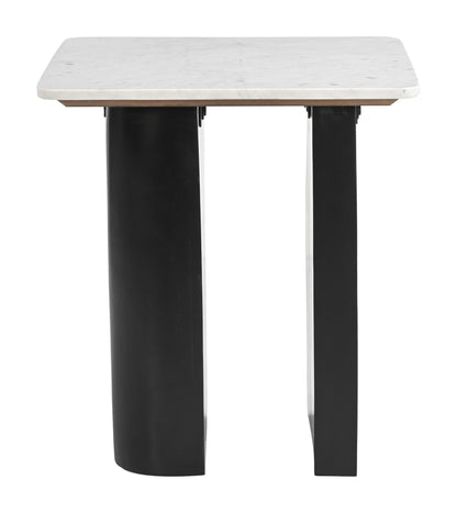 Fiora - Side Table - White / Black
