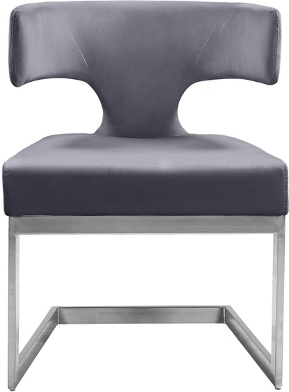 Alexandra - Dining Chair with Chrome Legs