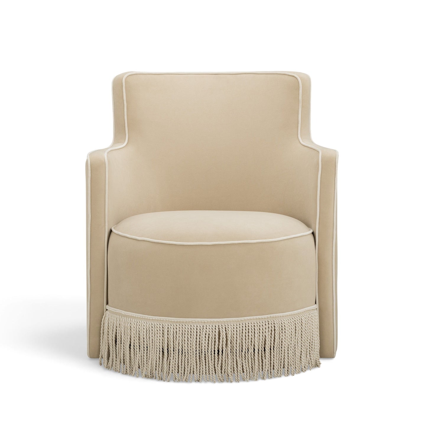 Passe - Tasseled Swivel Chair