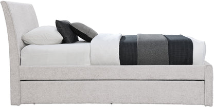 Myles - Chenille Twin Trundle Bed