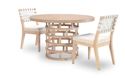 Biscayne - Round Pedestal Table - Beige