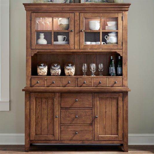 Hearthstone Ridge - Hutch & Buffet - Light Brown