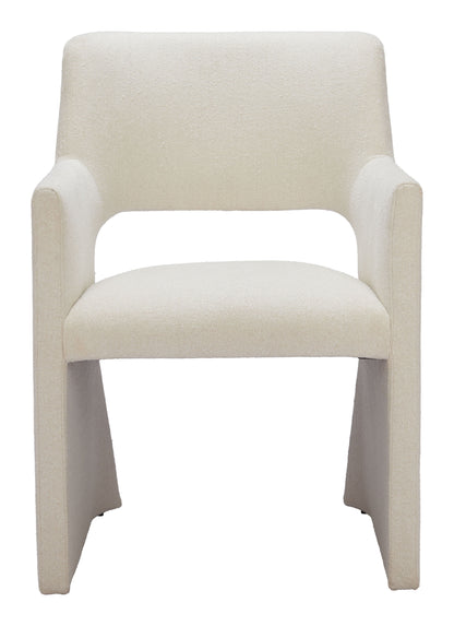 Minet - Dining Chair - Linen White