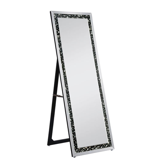 Nysa - Floor Mirror - Faux Crystals