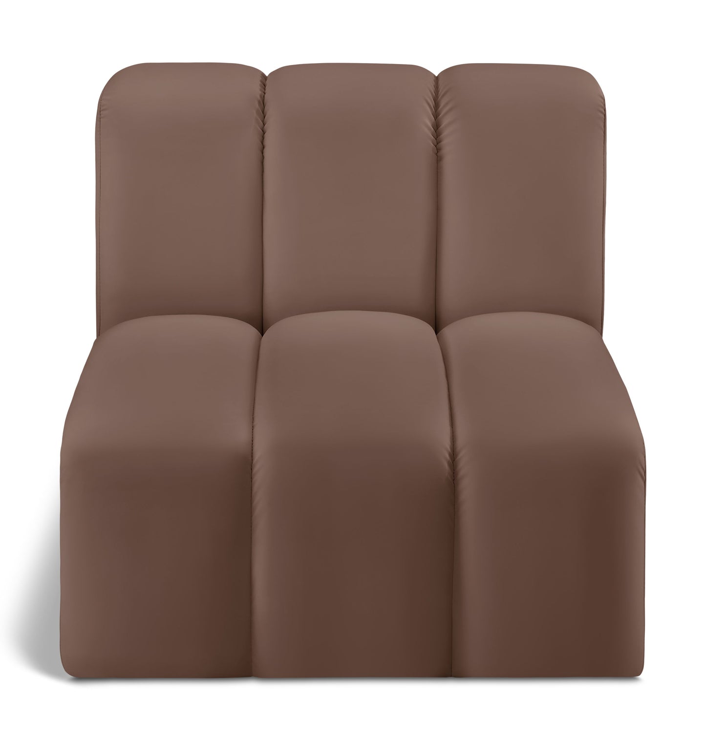 Arc - Faux Leather Straight Chair