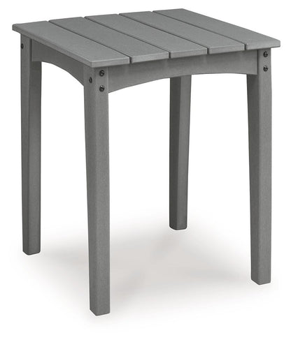 Cove Beach - Square End Table - Gray