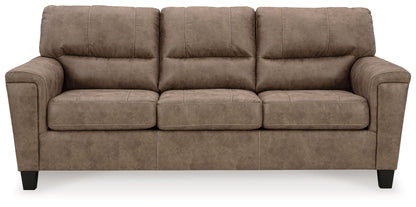 Navi - 3 Pc. - Sofa, Loveseat, Rocker Recliner - Fossil