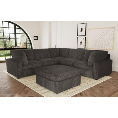 Esprit - Modular Ottoman - Grand Cord Charcoal