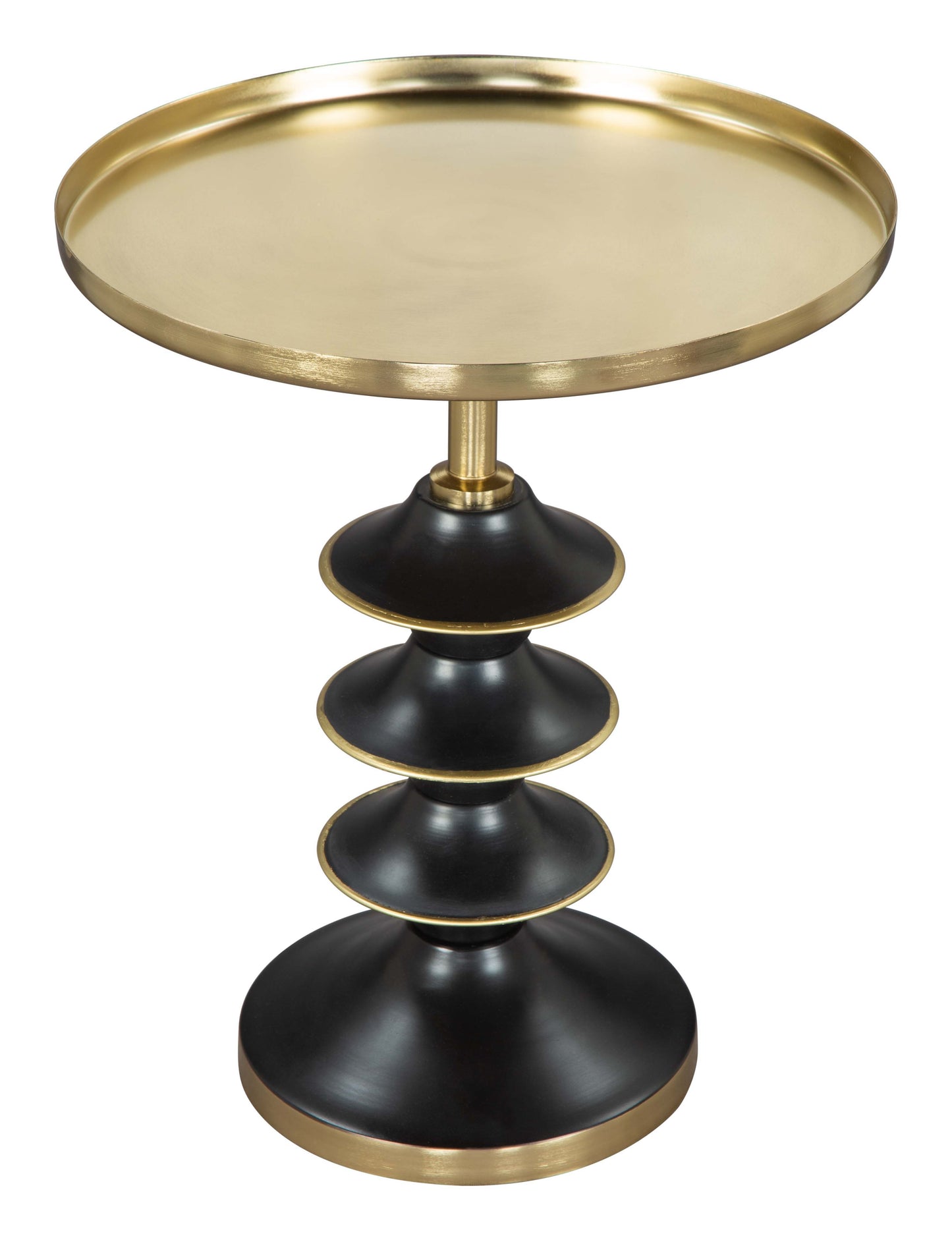 Donahue - Side Table - Gold / Black