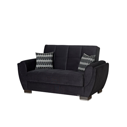 Ottomanson Armada Air - Upholstered Convertible Loveseat With Storage - Microfiber