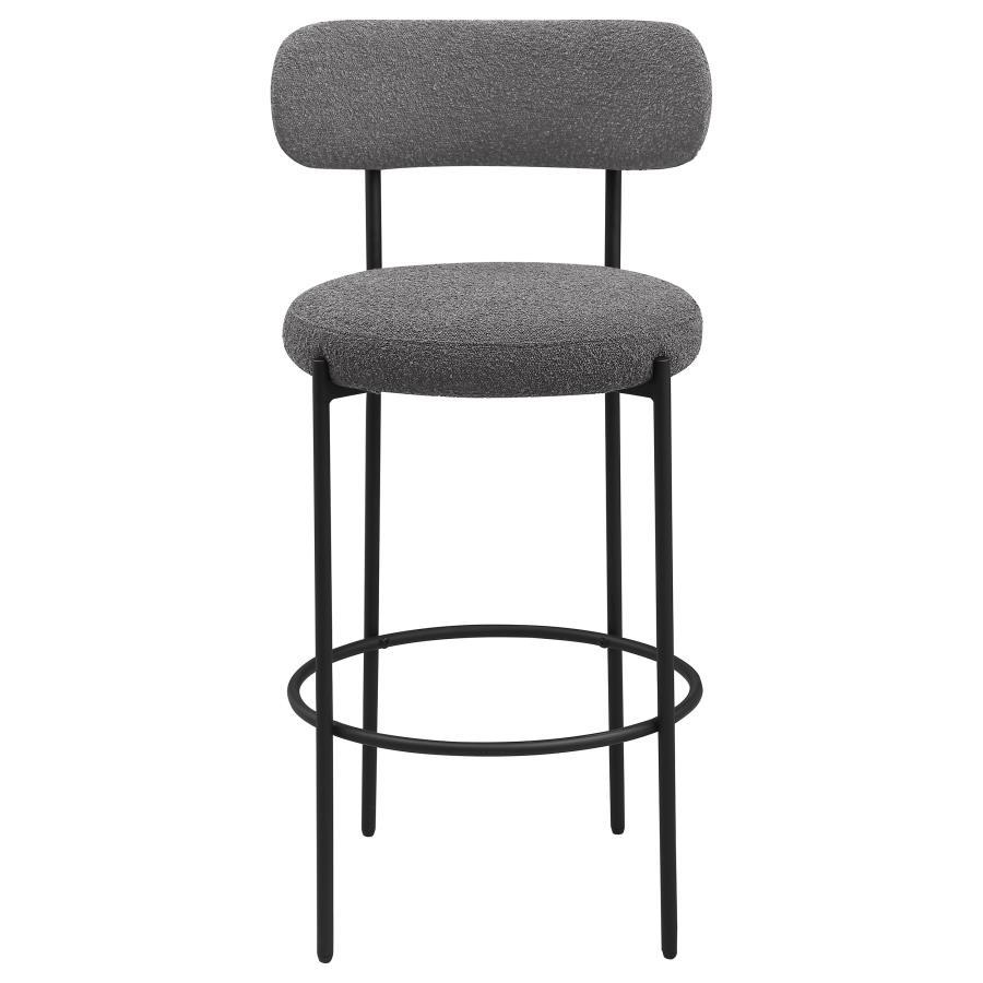 Viola - Boucle Upholstered Bar Stool (Set of 2)