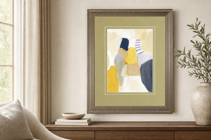 34x40 Trove I By Victoria Barnes - Yellow
