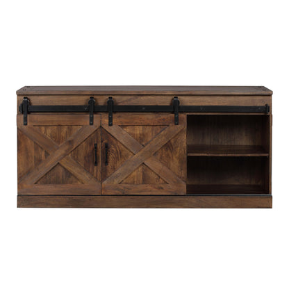 Dawson - Console - Rustic Brown