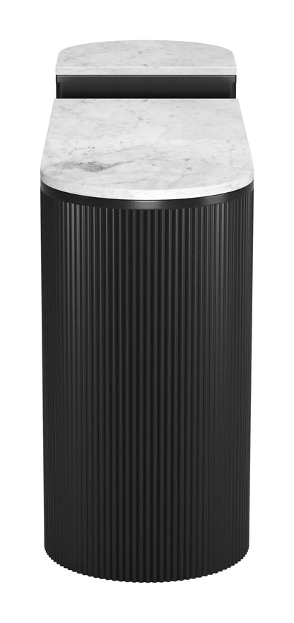 Ormara - Console Table Set - White / Black
