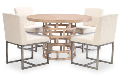 Biscayne - Round Pedestal Table - Beige