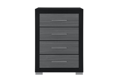 Emma - Chest - Gray / Black