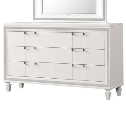 Genoa - Dresser - Sparkling White